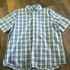 Chaps Plaid Button down shirt Size XL